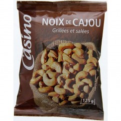 NOIX DE CAJOU CASINO SAC.125G