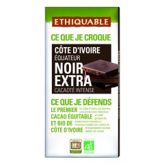 TAB CHOC BIO NR EXTRA 100G