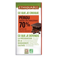 TAB CHOC BIO NR 70% PEROU 100G