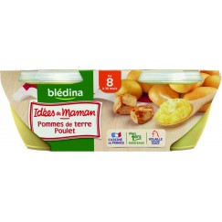 IDM PUREE PDT/POULET 2X200G