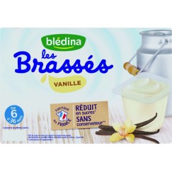 BRASSE VANILLE 6X95G BLEDINA