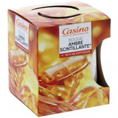 BOUGIE AMBRE SCINTILL 125G CO