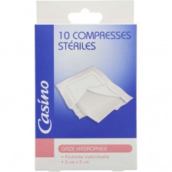 10 COMPRESSE STERILES CO