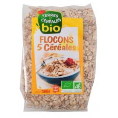 FLOCON 5 CEREALES BIO 500G TC