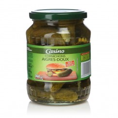 CORNICHON AIGRE DOUX 360G CO