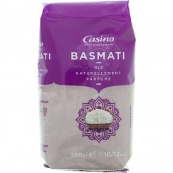 RIZ BASMATI 10MN VRAC 500G CO