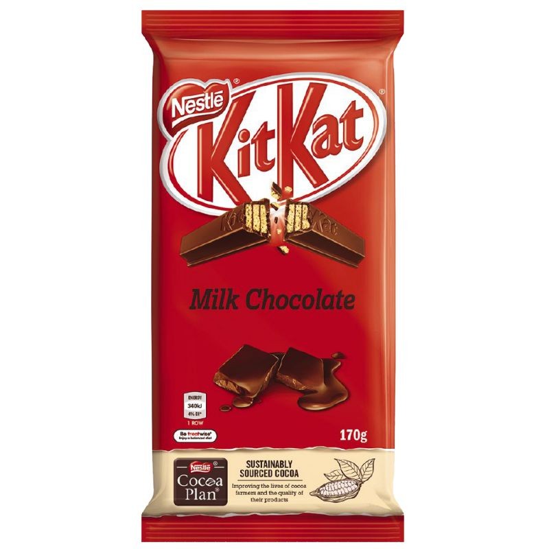 TAB.CHOCO LAIT KITKAT 170G TAB.CHOCO LAIT KITKAT 170G