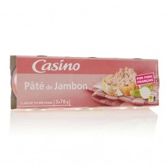 PATE DE JAMBON 3 X 78 GR CO