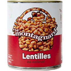 LENTILLES NATUREL 530G MONTAGN