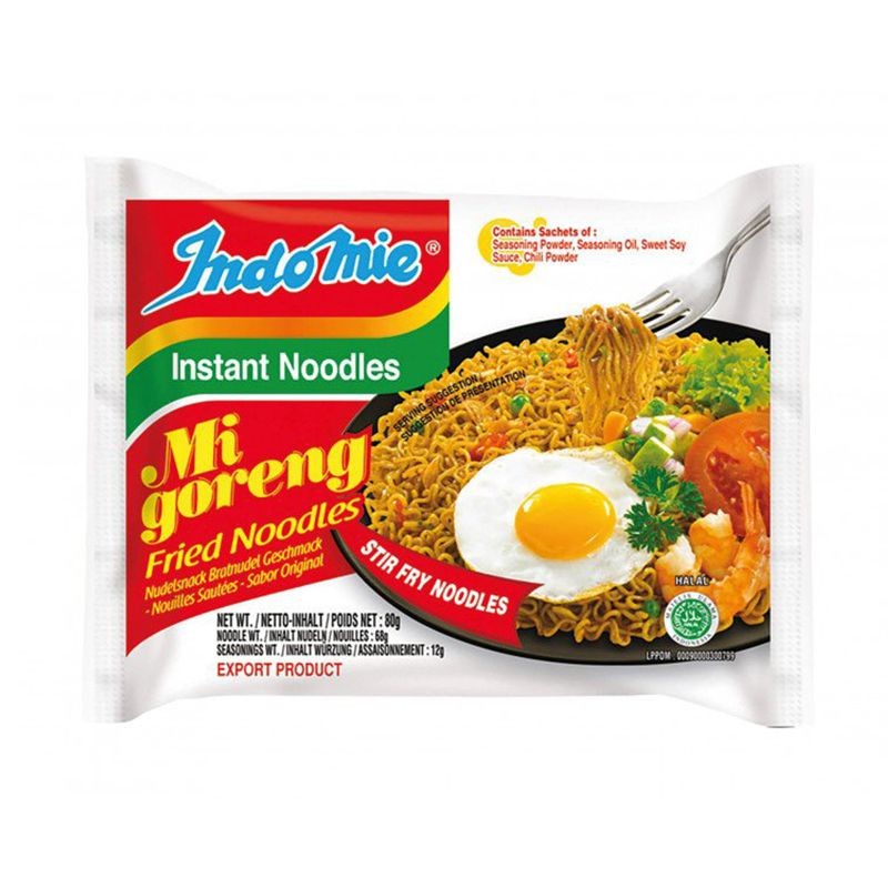 NODDLE MIE GORENG INDOMIE 80GR NODDLE MIE GORENG INDOMIE 80GR