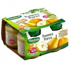 P.POT POMME/POIRE 4X130G