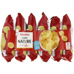 CHIPS NATURE 6X30G CASINO