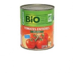 TOMATE ENTIERE PELEE BIO 4/4