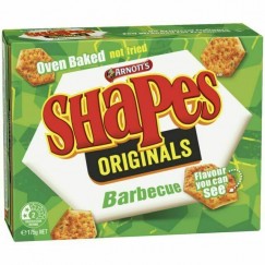 SHAPES BBQ VERT 175G