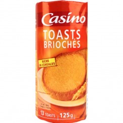TOAST BRIOCHE CO 125G