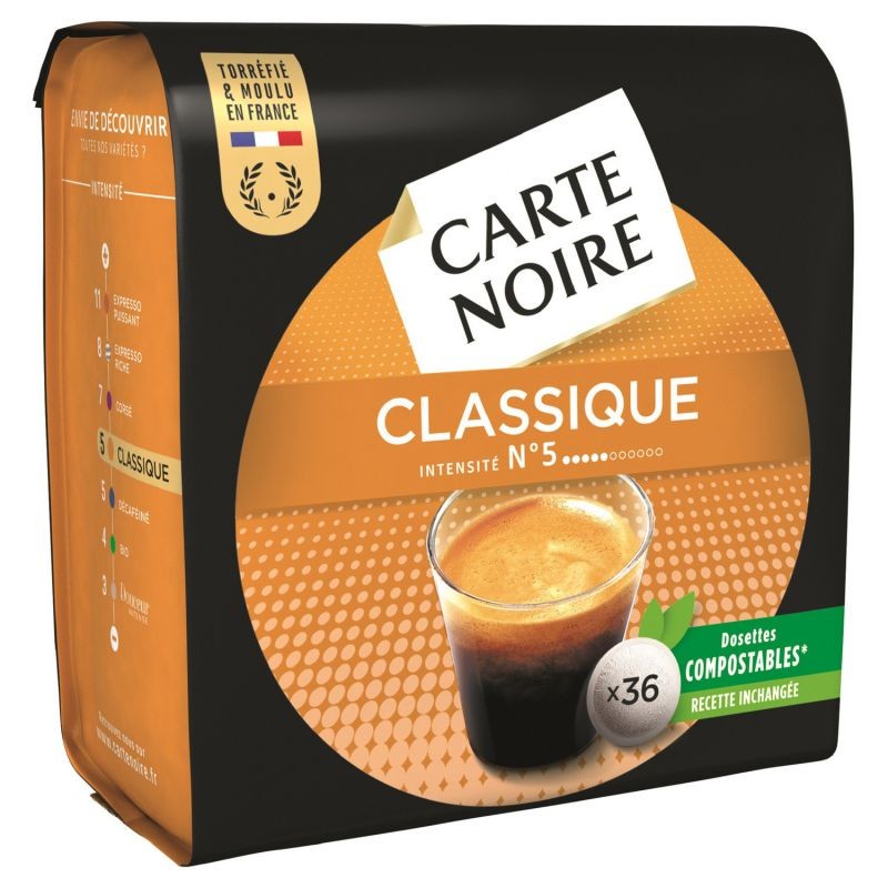 DOSET.CAFE CLASSIQ.C.NOIRE X36