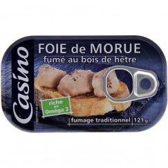 FOIE DE MORUE FUME 121G CO