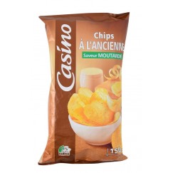 CHIPS ARO MOUTARDE 150G CASINO