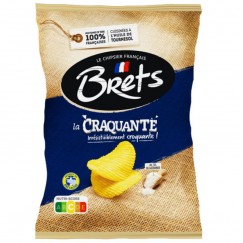 CHIPS NAT CRAQUANTE 125G BRETS