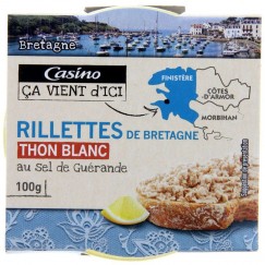 RILLETTE THON BLANC 100G