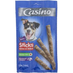 STICK CHIEN RICHE BOEUF 3X12G