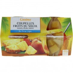 COUPELLE FRUITS SOLEIL 4X113G