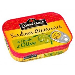 SARDINE HUILE D'OLIVE 140GRS