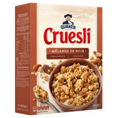 CRUESLI MEL NOIX 450G QUAKER