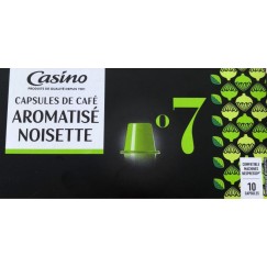 CAPS NOISETTE N?7  X10 52G CO