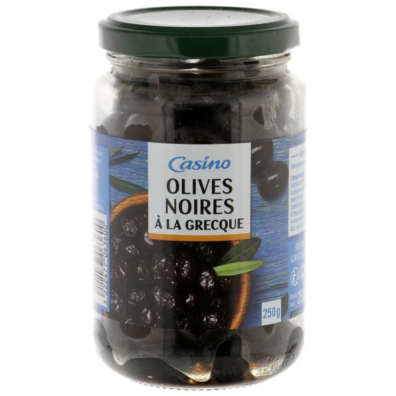 OLIVE NOIR GRECQUE 250G CO