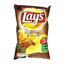 CHIPS POULET THYM 145G LAYS