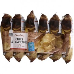 CHIPS ANCIENNE 6X30G CASINO