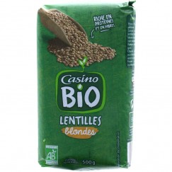 LENTILLE BLONDE 500G COBIO