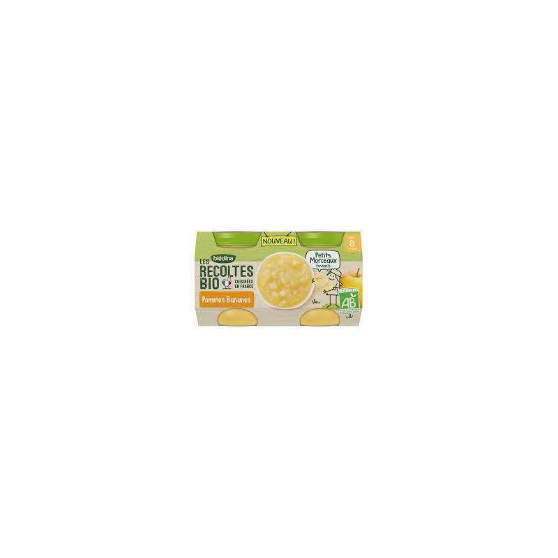 POT MORC POM BAN BIO 2X130G POT MORC POM BAN BIO 2X130G
