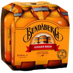 GINGER BEER BUNDABERG 4X375ML