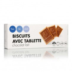 BISCUIT TAB CHOC LAIT 150G