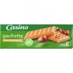 GAUFRETTE PRALINE CASINO 110G