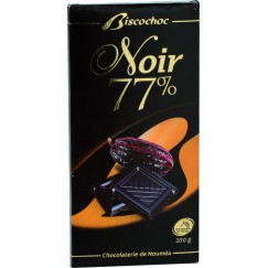 TAB.NOIR 77%/ECLAT CACAO BISCO