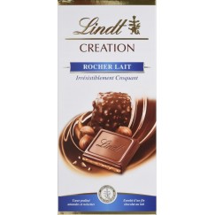 TAB LE ROCHER LAIT LINDT 150GR