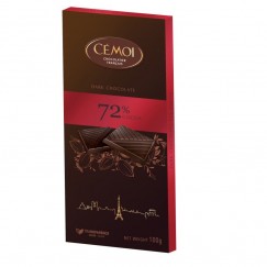 TAB.NOIR 72% DESIR CEMOI 100G