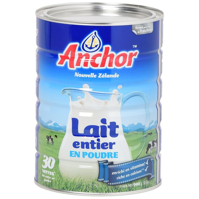 Auchan - Lait en poudre 28% matière grasse végétale 900g