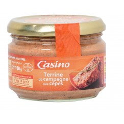 TERRINE CEPES CASINO BOC 180G