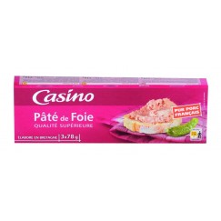 PATE DE FOIE CO 3X1/10 234G