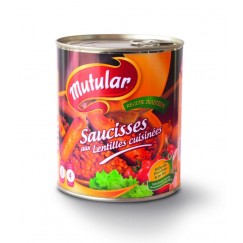 SAUCISSE LENTILLE MUTULAR 4/4