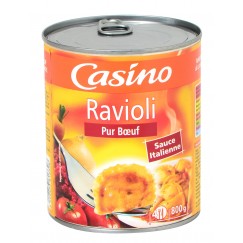 RAVIOLI PUR BOEUF CO 4/4 800G