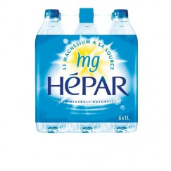 EAU MIN.HEPAR 6X1L