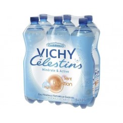 EAU MIN.GAZ.VICHY CELES6X1L25