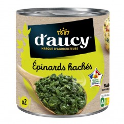 EPINARDS HACHES DAUCY 1/2 395G