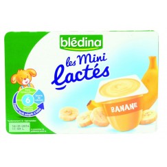 MINILACTE BANANE 6X60G BLEDINA