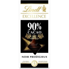 TAB EXCELL.NOIR 90% 100G LINDT